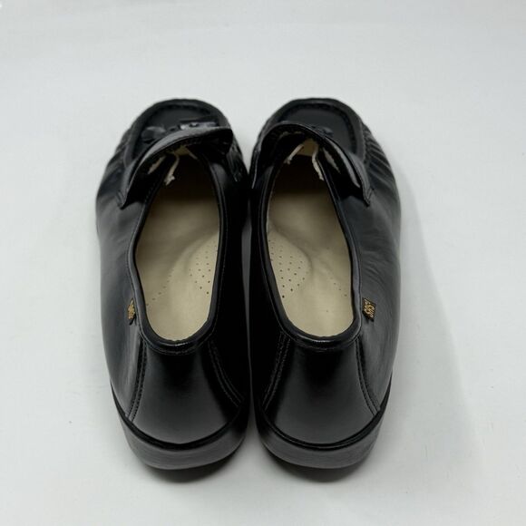 SAS Magic Shoes Womens 10 N Narrow Black Leather Tassels Slip On Comfort Loafers - Picture 9 of 16